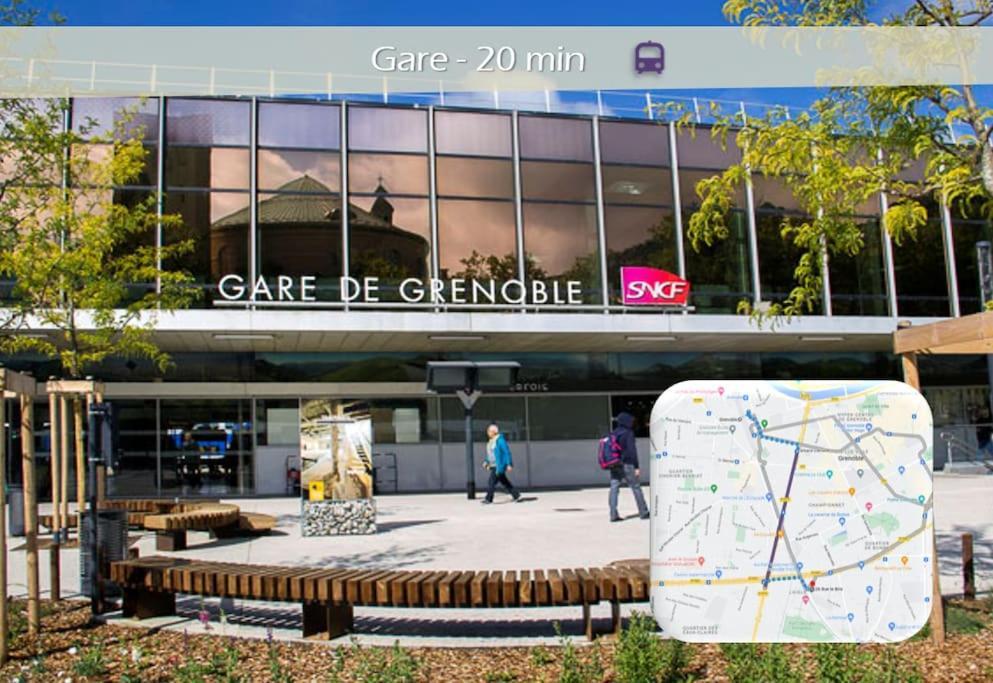 L'Olivier - Appartement Moderne Et Chaleureux - Tram Et Parc Grenoble Zewnętrze zdjęcie